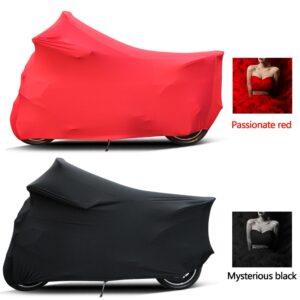 Universal Motorcycle UV Protector Bike Cover for Indoor and Outdoor Use in 2 Colors and Multiple Sizes