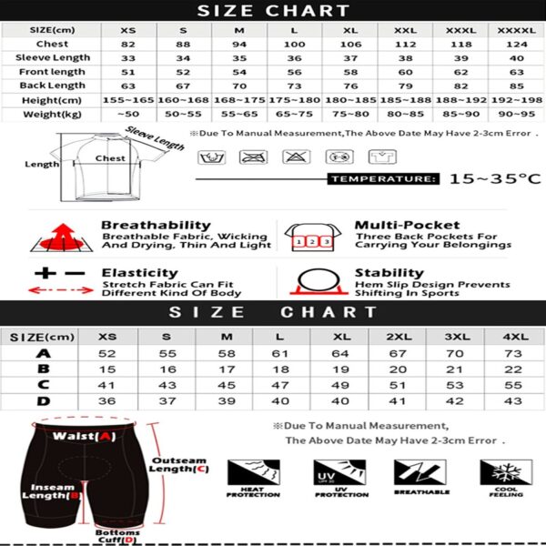 One Piece Cycling Suit Ultimate Summer Cycling Jersey Set and Bike Uniform - Image 6