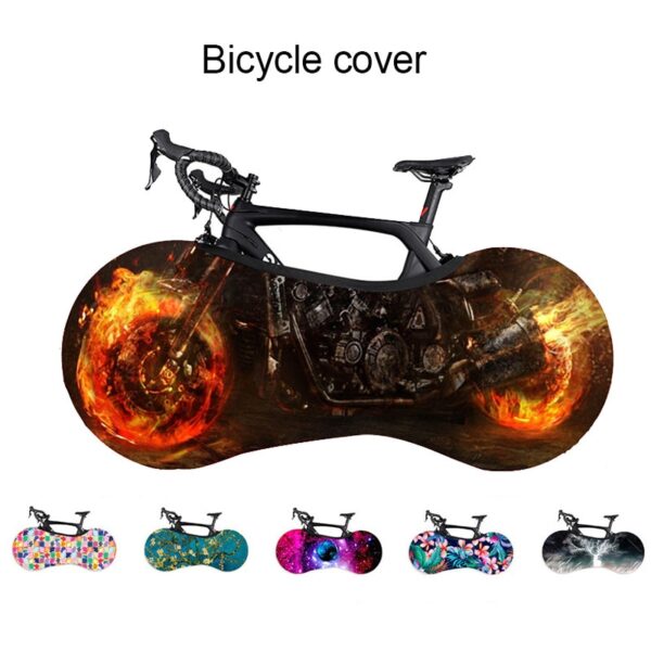 Bike Sock Cover Anti-Dust Wheel and Frame Protection with Scratch-Proof Storage Bag - 158*62cm MTB and Road Bicycle Accessories - Image 2