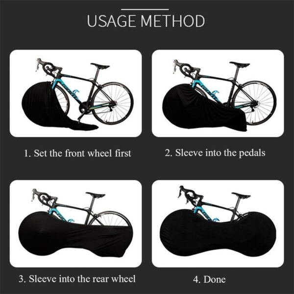 Bike Sock Cover Protection for Your MTB and Road Bicycle – Anti-dust, Scratch-proof, and Stylish Storage Solution - Image 3