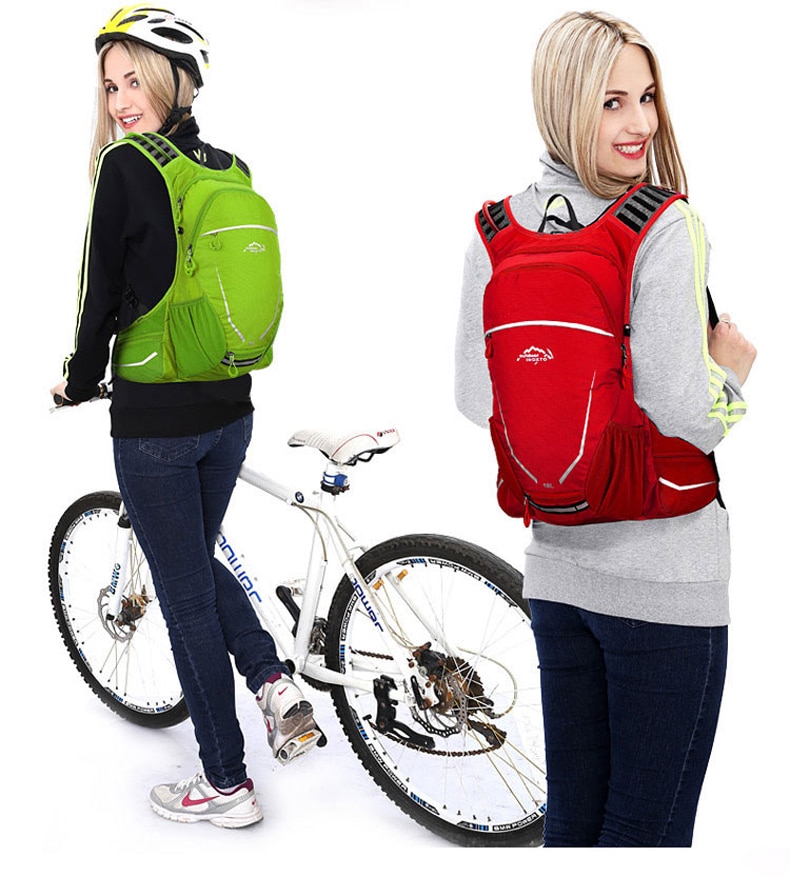 Bike Travel Bag 18L Hydration Pocket Backpack for Outdoor Sports, Cycling, Running, and Hiking