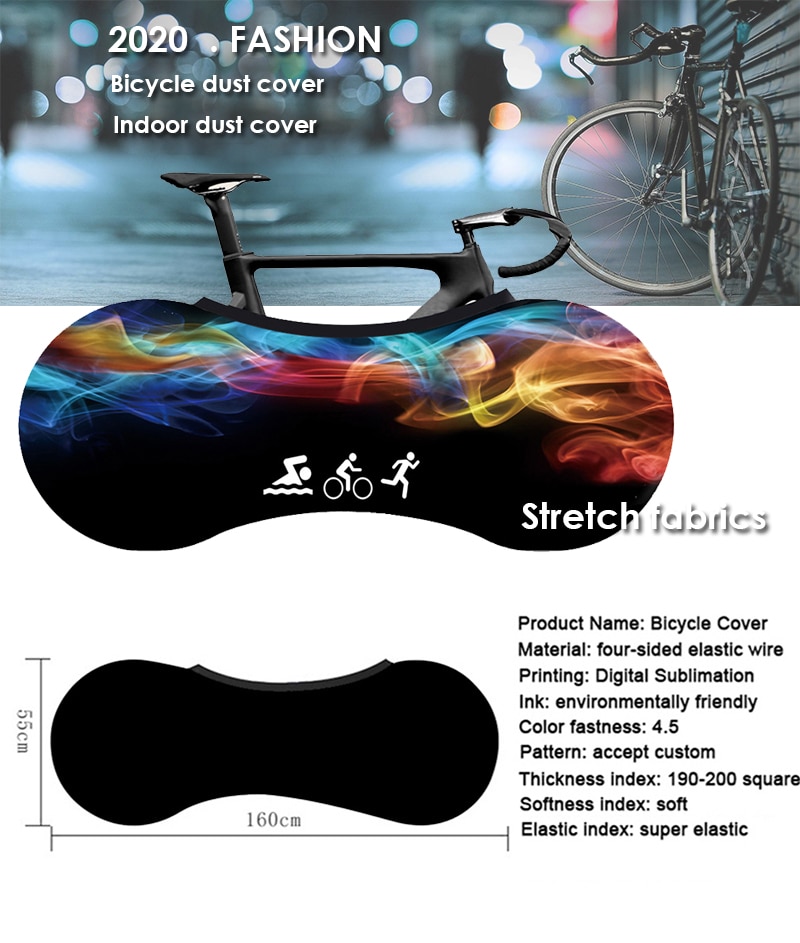 Bike Sock Cover Stylish and Protective Stretch Fiber Solution for 26