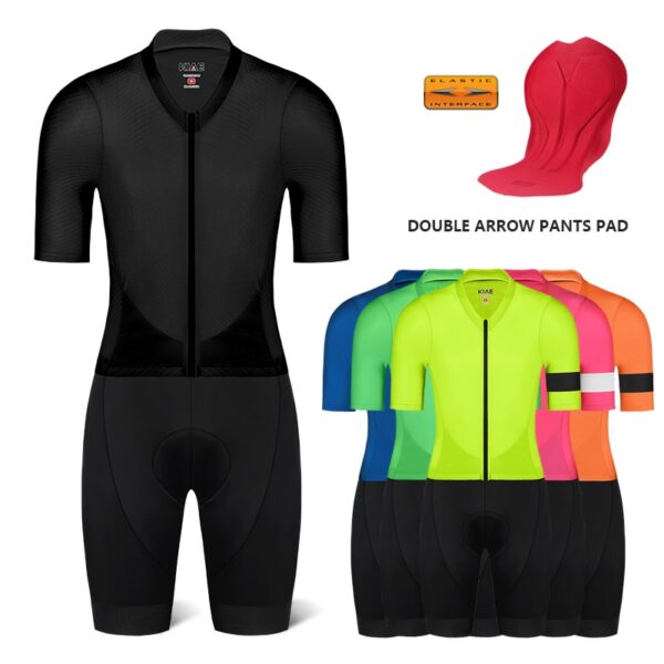 One Piece Cycling Suit Men's and Women's Triathlon Outdoor Jersey and Skinsuit for MTB and Ciclismo