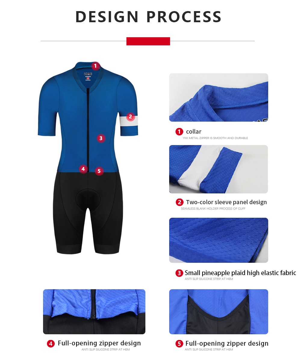 One Piece Cycling Suit: Men's and Women's Triathlon Outdoor Jersey and Skinsuit for MTB and Ciclismo