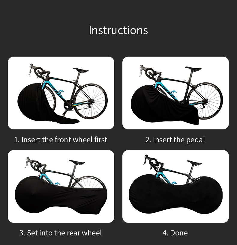 Bike Sock Cover Protection for Your MTB and Road Bicycle – Anti-dust, Scratch-proof, and Stylish Storage Solution